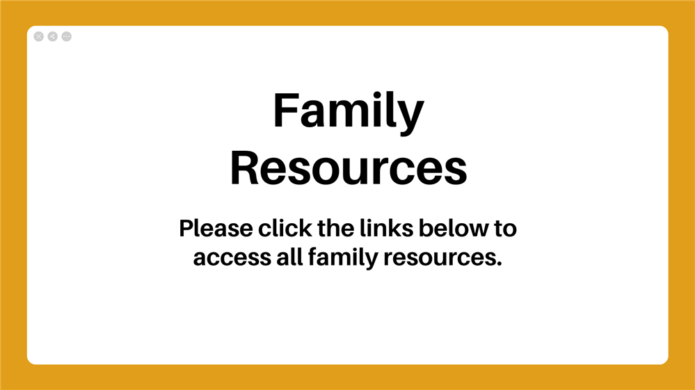 Family Resources 